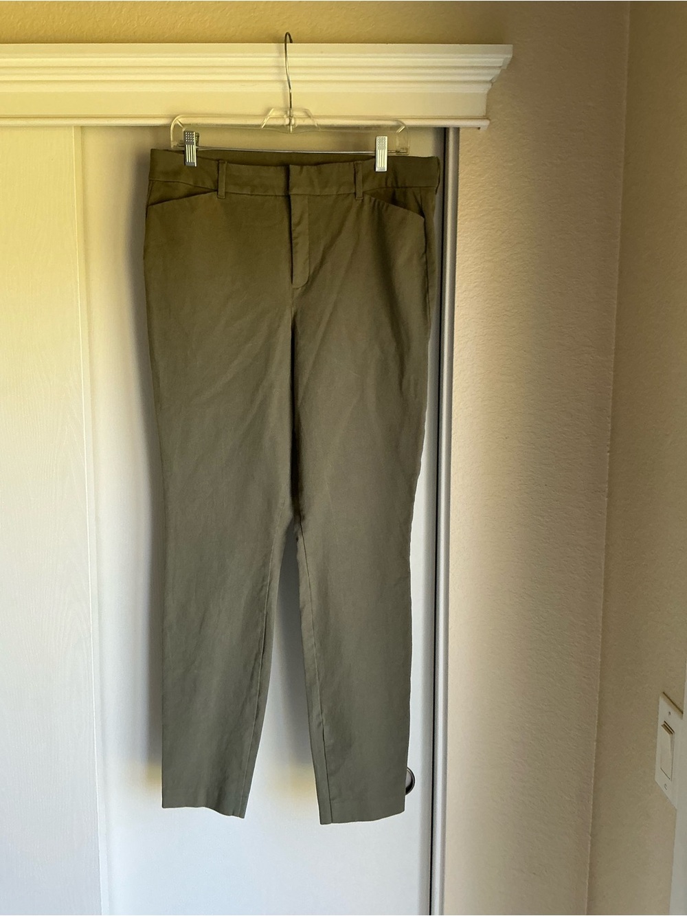 Old Navy Olive Green Women's Slim Trousers